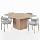 RDT012 OAK VENEER SQUARE DINING TABLE