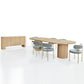 DT010 OAK VENEER DINING TABLE