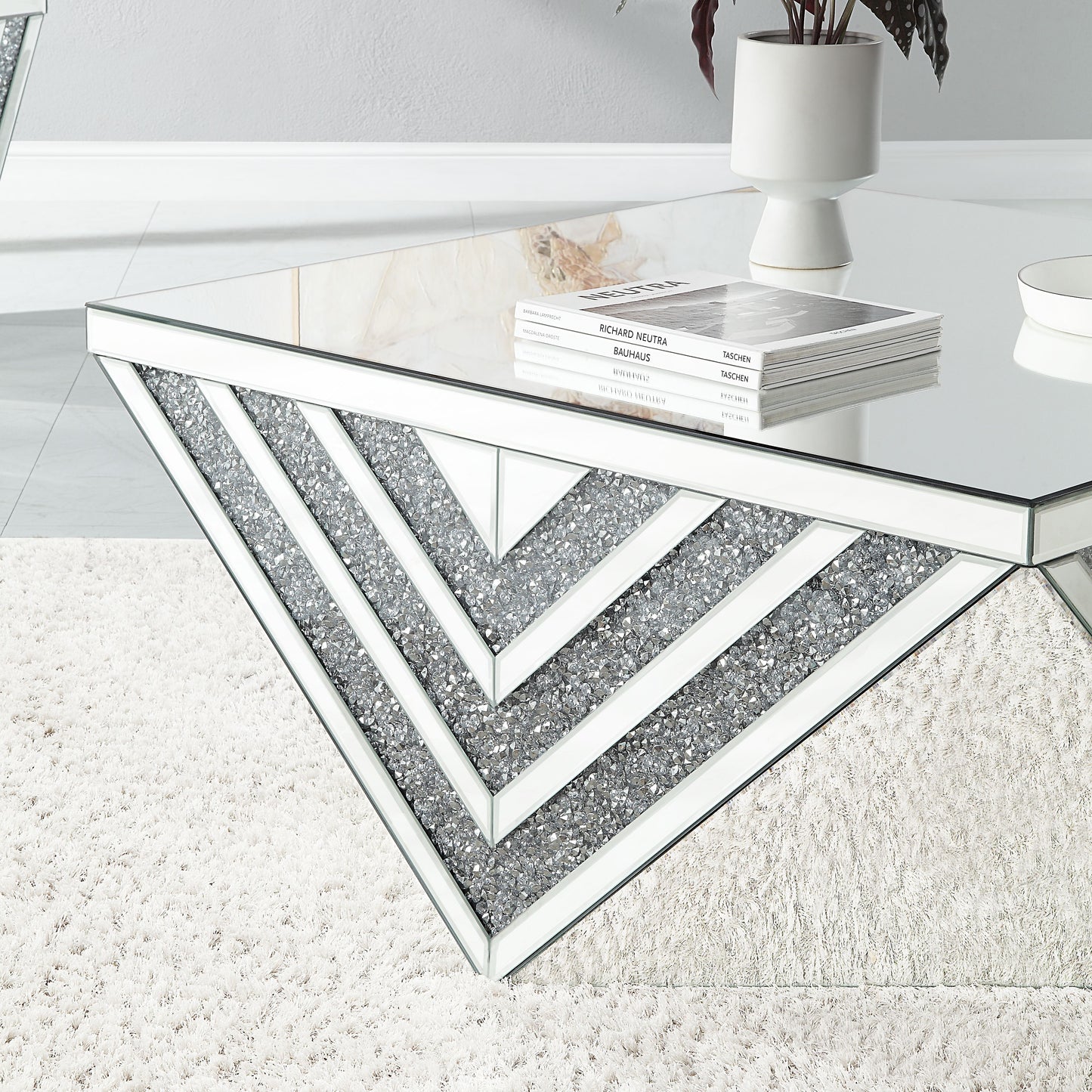 CT500S MIRROR TOP COFFEE TABLE