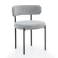 DC01 Stylish Granule Fabric Chairs Set