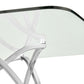 DT030 GLASS TOP DINING TABLE