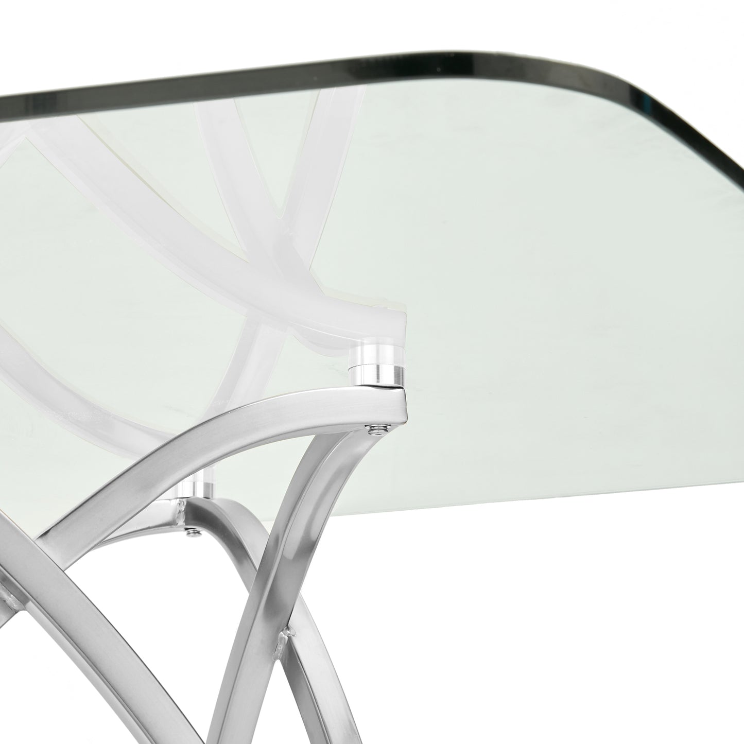 DT030 GLASS TOP DINING TABLE