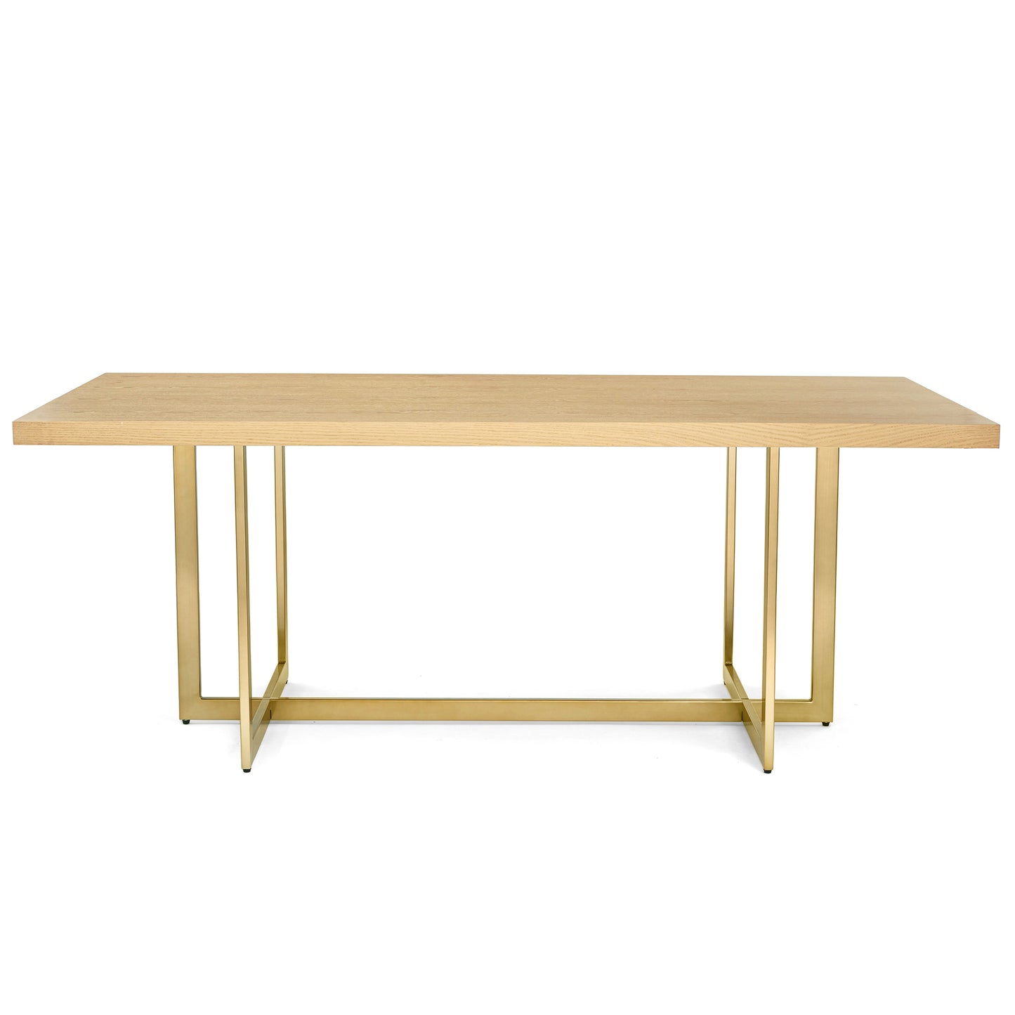 DT035 REAL WOOD VENEER DINING TABLE