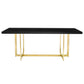 DT035 REAL WOOD VENEER DINING TABLE