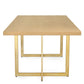 DT035 REAL WOOD VENEER DINING TABLE