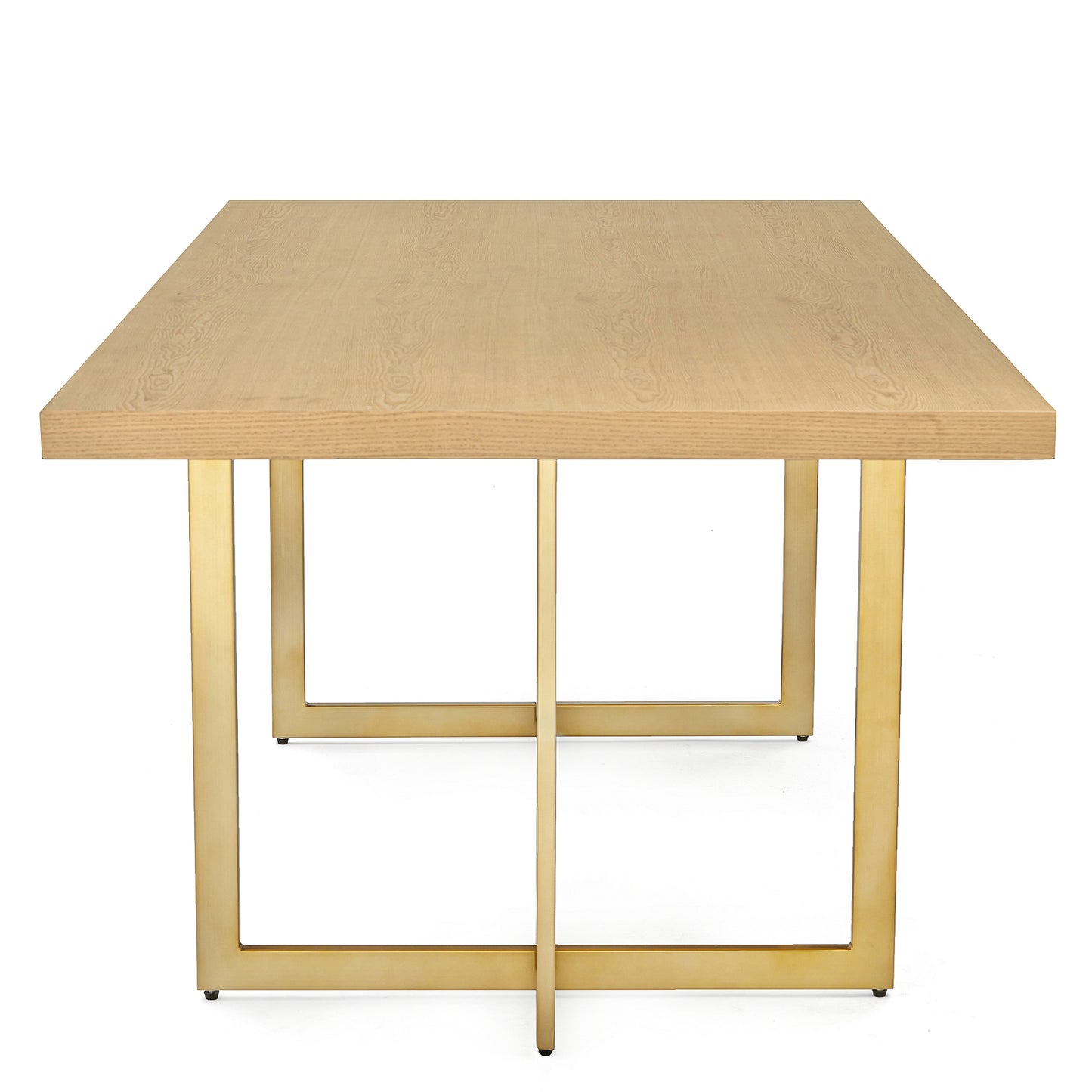 DT035 REAL WOOD VENEER DINING TABLE