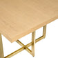 DT035 REAL WOOD VENEER DINING TABLE