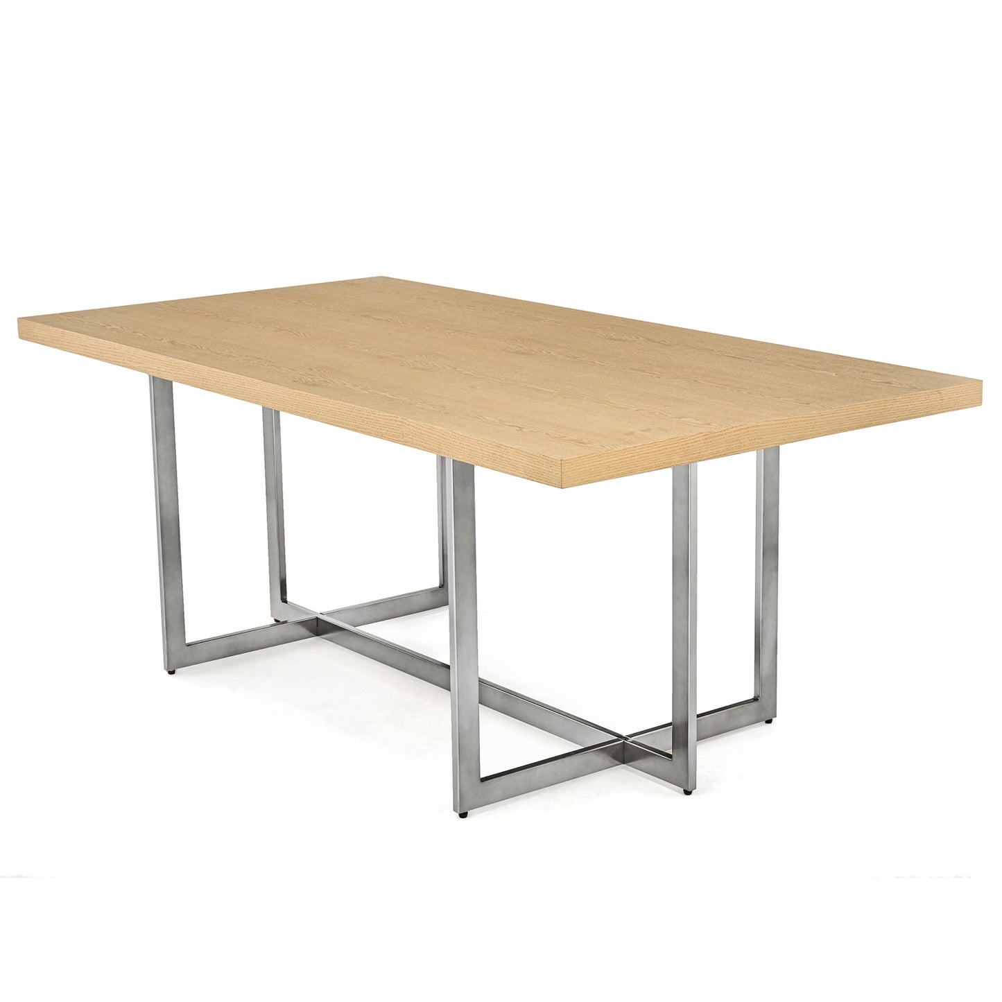 DT035 REAL WOOD VENEER DINING TABLE