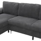 LSEC 8036 Left Corner Sectional Sofa