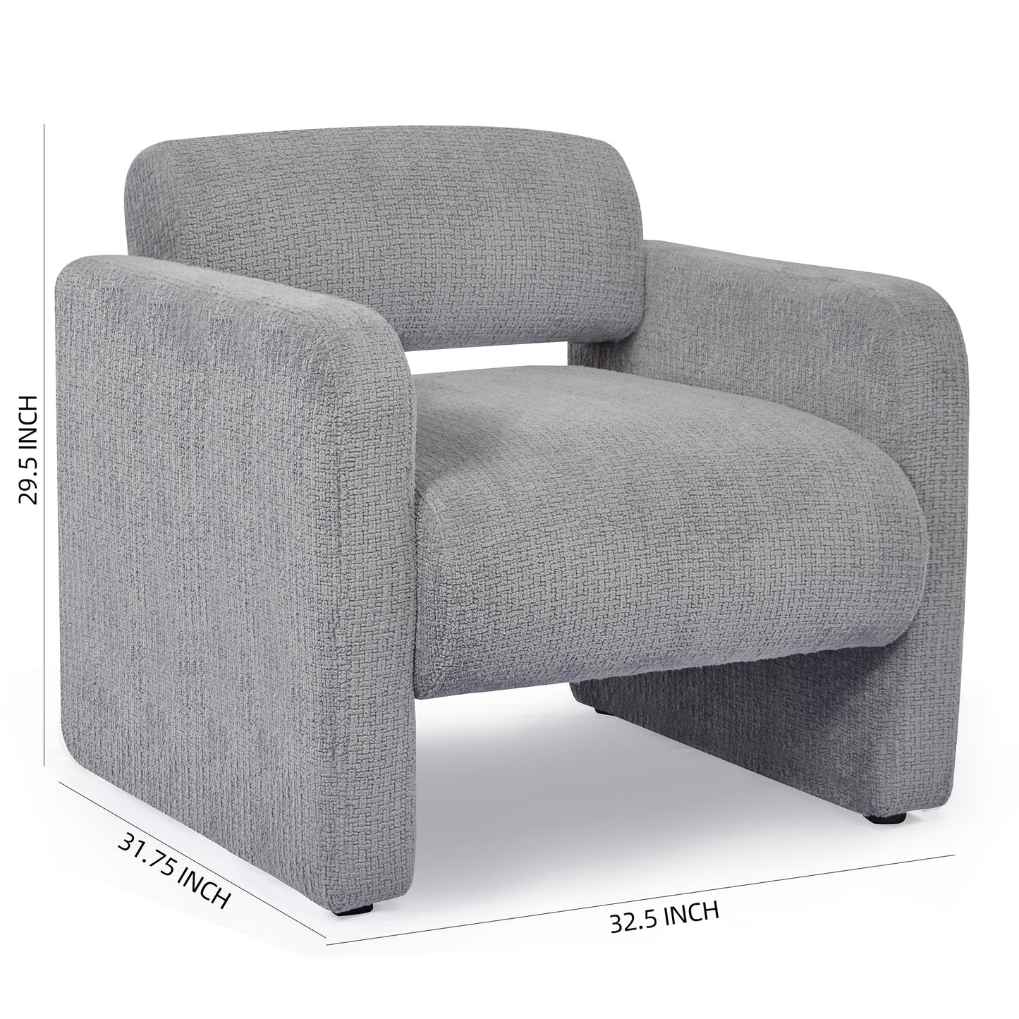 RC03 Fabric Accent Chair Easy Assembly