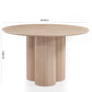 RDT011 OAK VENEER DINING TABLE