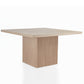 RDT012 OAK VENEER SQUARE DINING TABLE