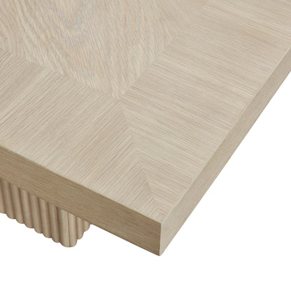 RDT012 OAK VENEER SQUARE DINING TABLE