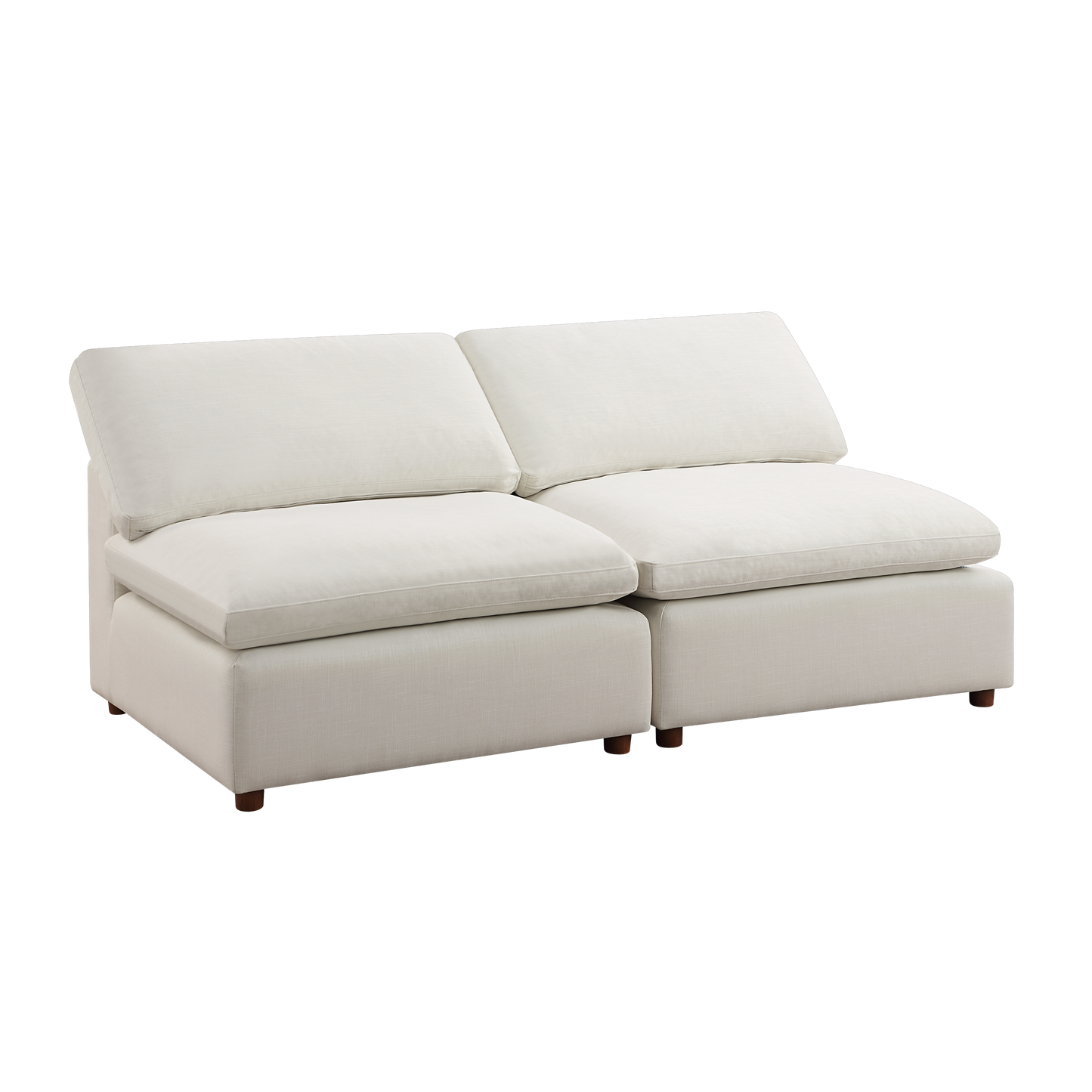 SEC8061-8063 Modular Sofa - Versatile DIY Set with Linen, Viscose, and Polyester Upholstery