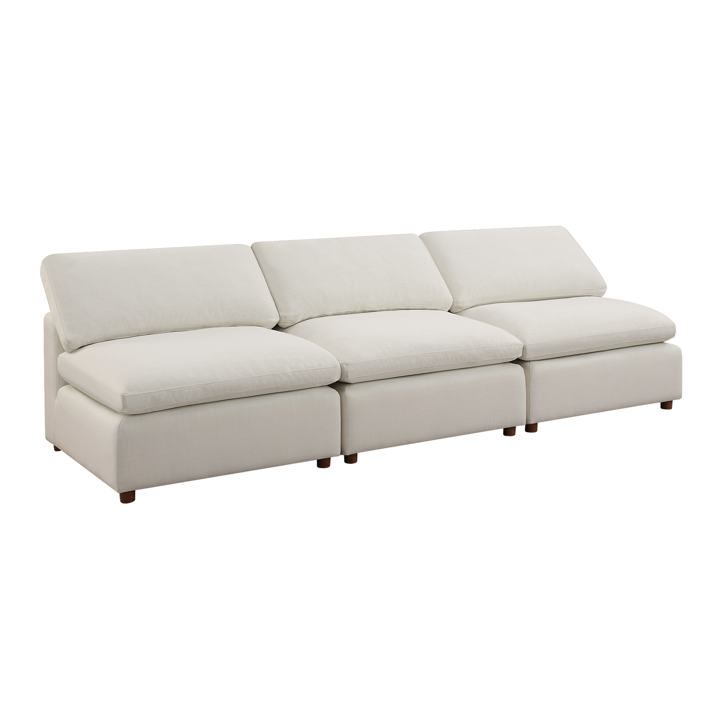 SEC8061-8063 Modular Sofa - Versatile DIY Set with Linen, Viscose, and Polyester Upholstery