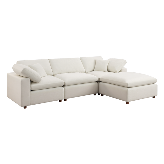 SEC8061-8063 Modular Sofa - Versatile DIY Set with Linen, Viscose, and Polyester Upholstery