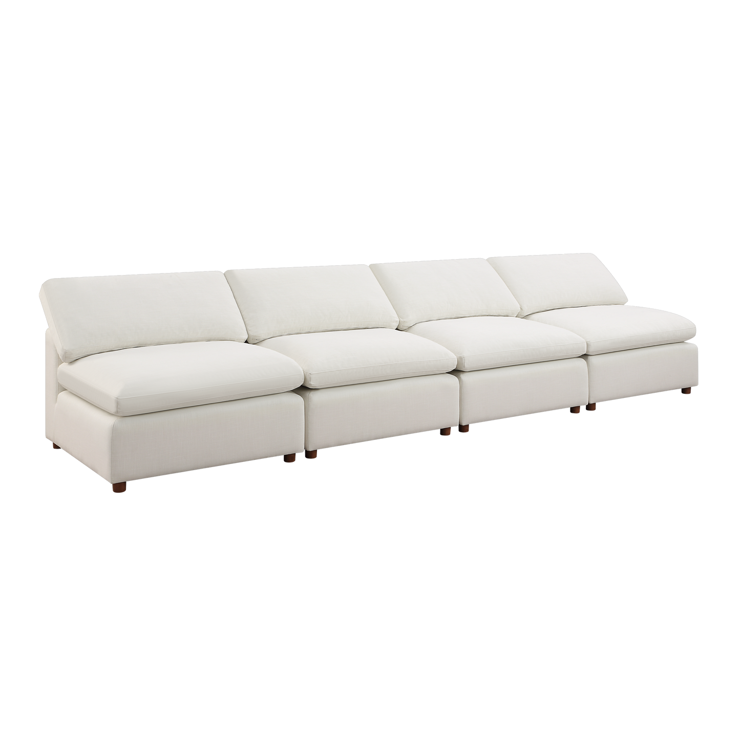 SEC8061-8063 Modular Sofa - Versatile DIY Set with Linen, Viscose, and Polyester Upholstery