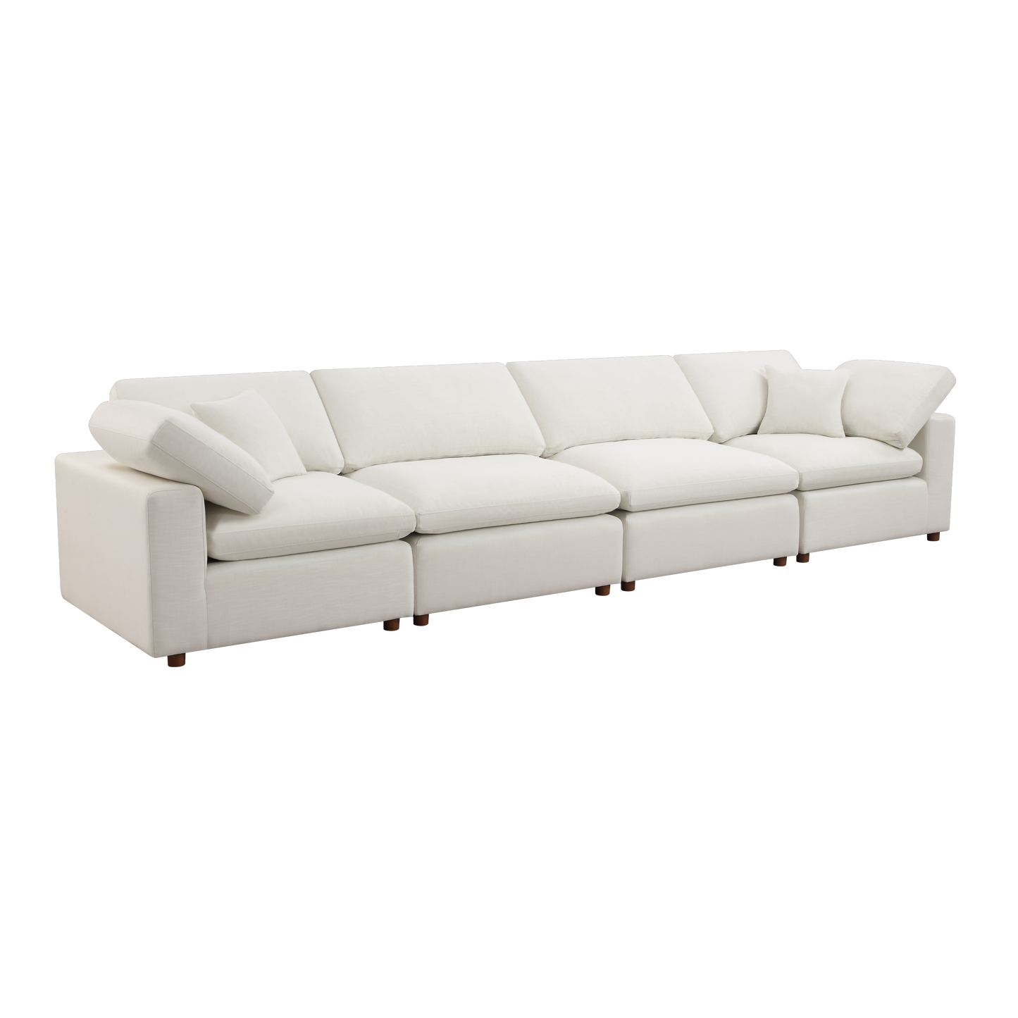 SEC8061-8063 Modular Sofa - Versatile DIY Set with Linen, Viscose, and Polyester Upholstery