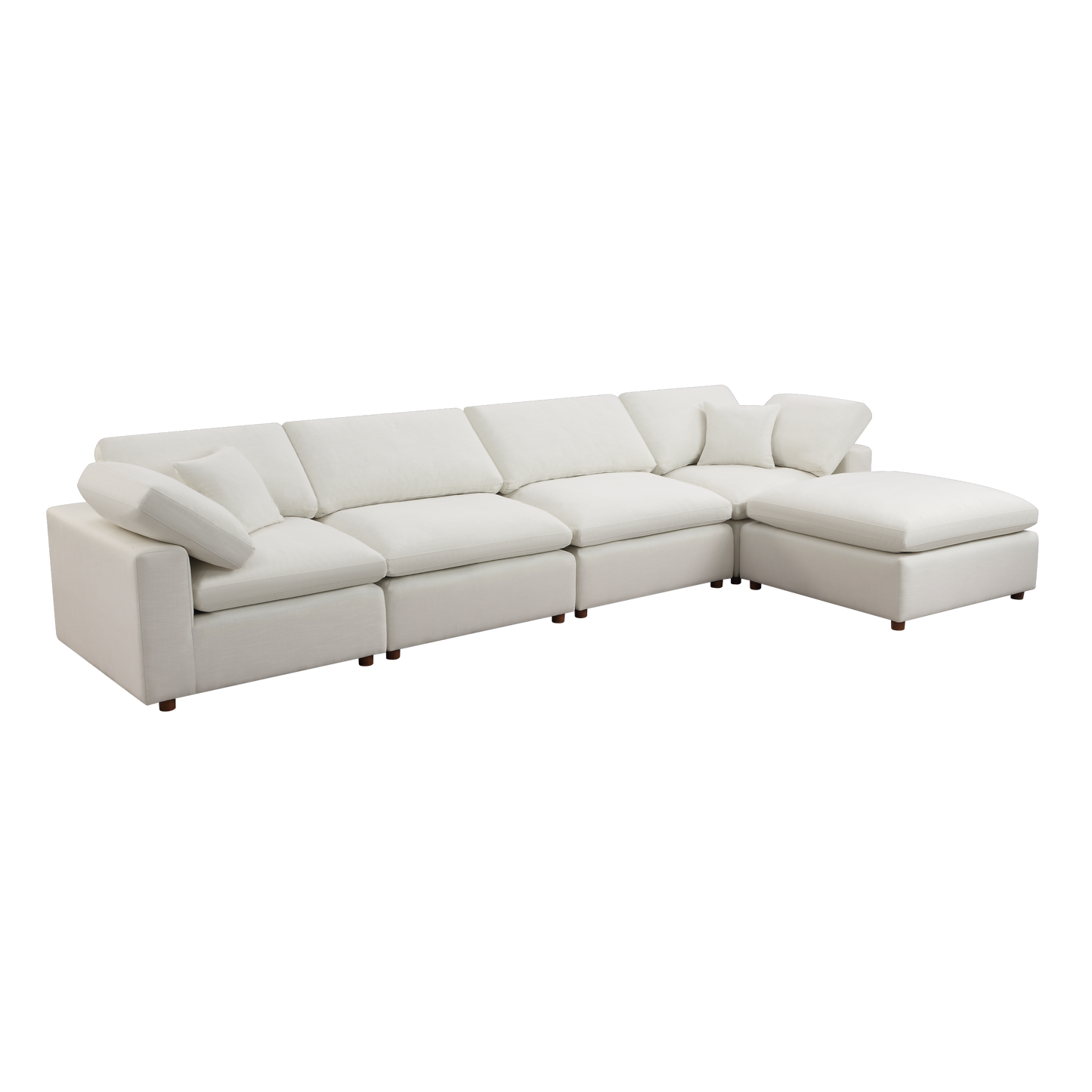 SEC8061-8063 Modular Sofa - Versatile DIY Set with Linen, Viscose, and Polyester Upholstery