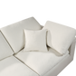 SEC8061-8063 Modular Sofa - Versatile DIY Set with Linen, Viscose, and Polyester Upholstery