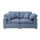 SEC8061-8063 Modular Sofa - Versatile DIY Set with Linen, Viscose, and Polyester Upholstery