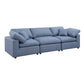 SEC8061-8063 Modular Sofa - Versatile DIY Set with Linen, Viscose, and Polyester Upholstery