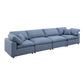 SEC8061-8063 Modular Sofa - Versatile DIY Set with Linen, Viscose, and Polyester Upholstery