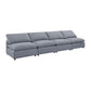 SEC8061-8063 Modular Sofa - Versatile DIY Set with Linen, Viscose, and Polyester Upholstery