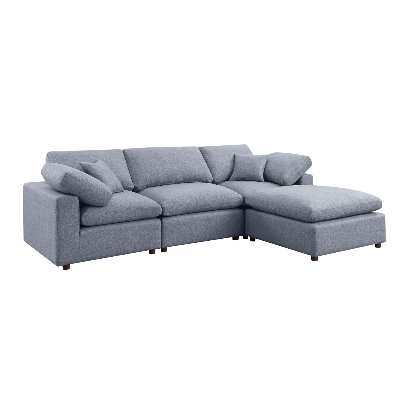 SEC8061-8063 Modular Sofa - Versatile DIY Set with Linen, Viscose, and Polyester Upholstery