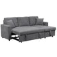 SMB8037 Corduroy Fabric Storage Chaise with Wheels