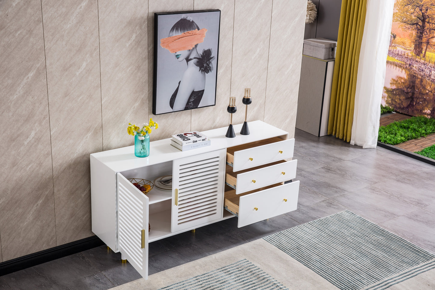 AT005 Modern Multifunction Cabinet