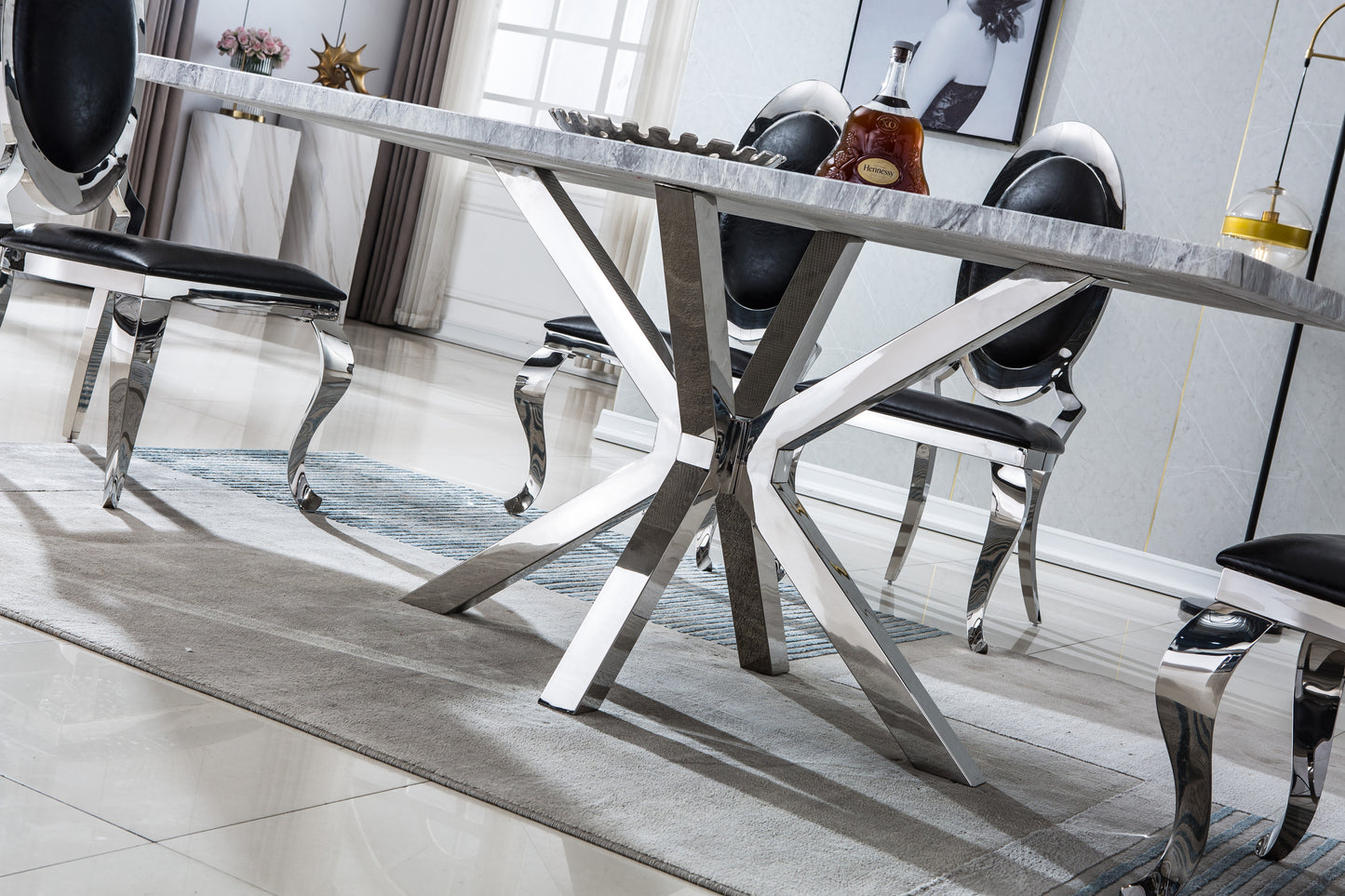 DT202 Elegant Rectangular Dining Table