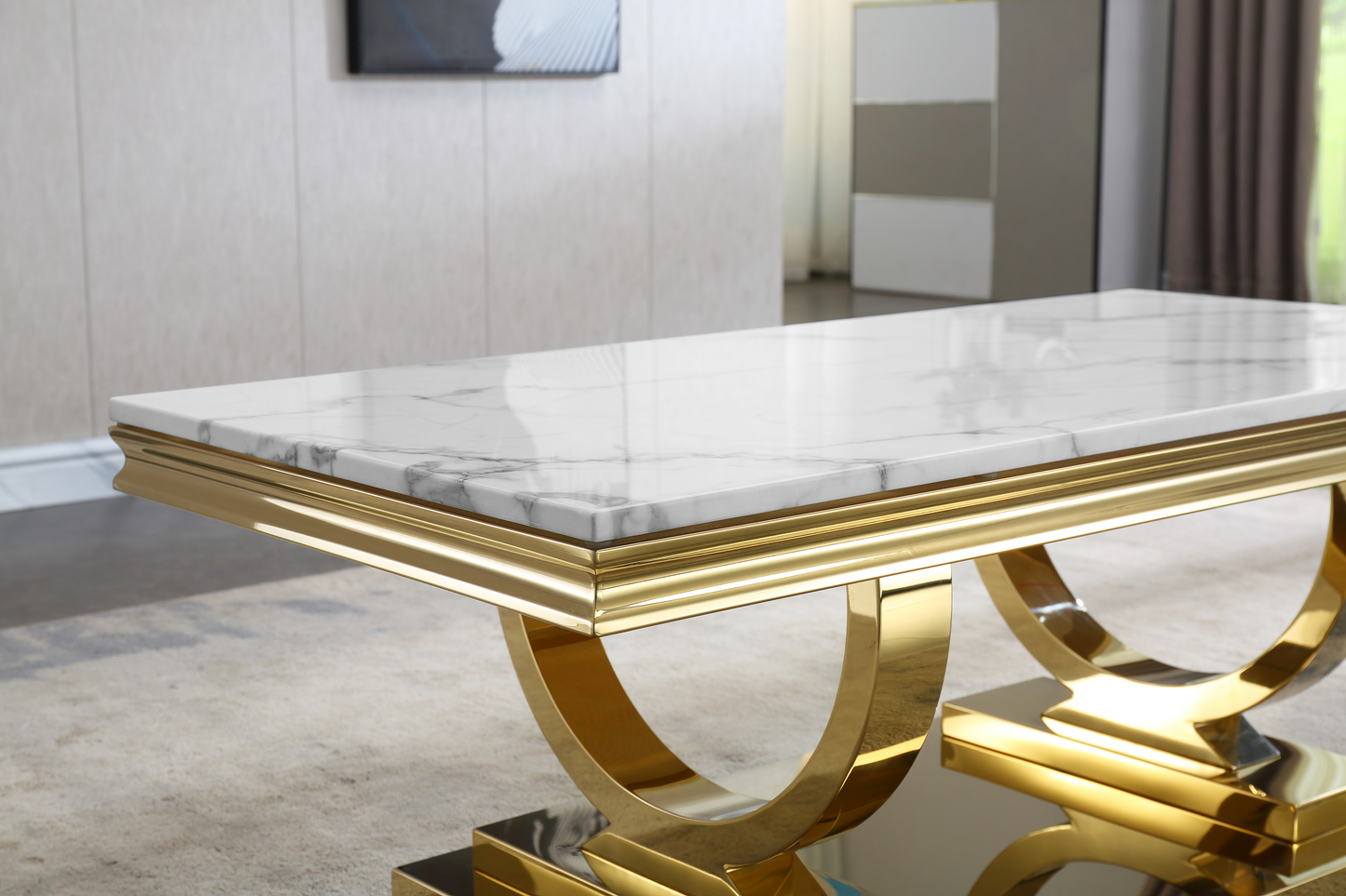 CT316 Modern Marble Coffee Table