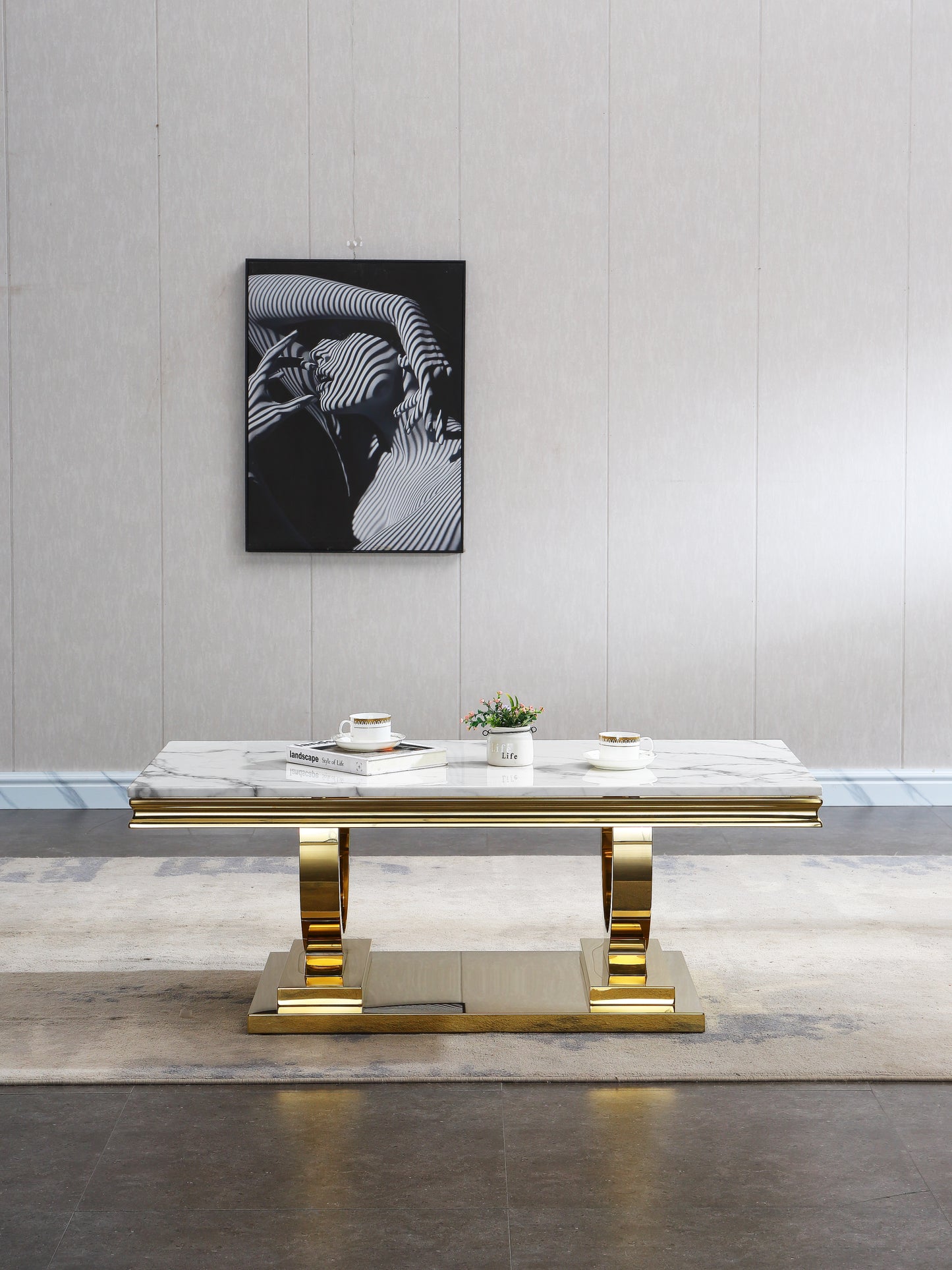 CT316 Modern Marble Coffee Table