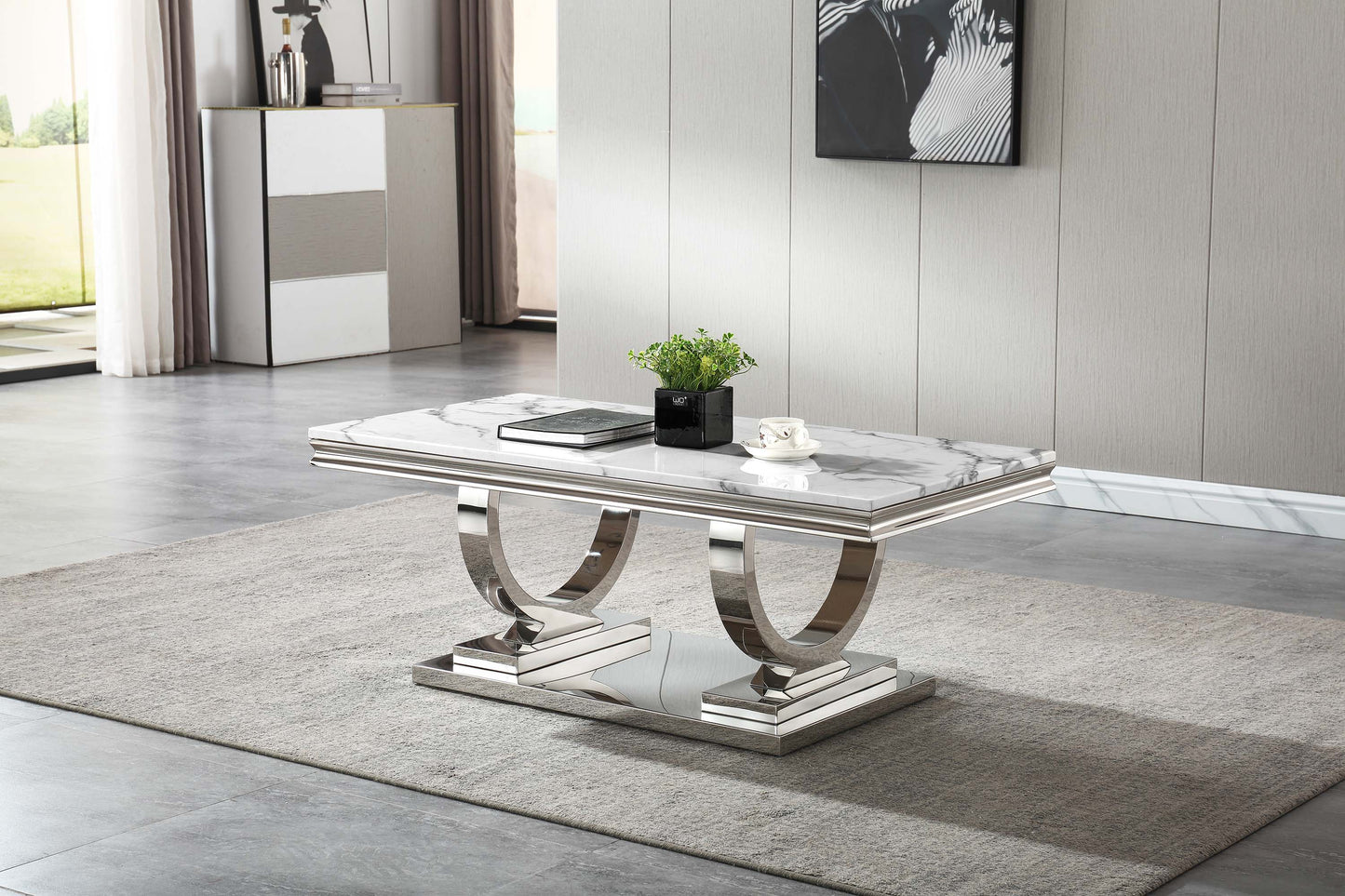 CT316 Modern Marble Coffee Table