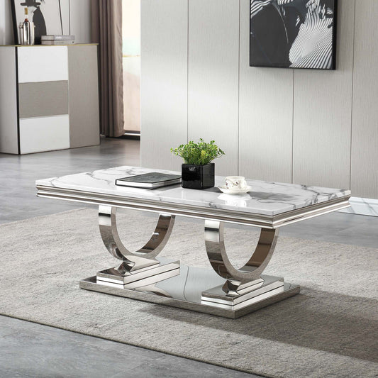 CT316 Modern Marble Coffee Table