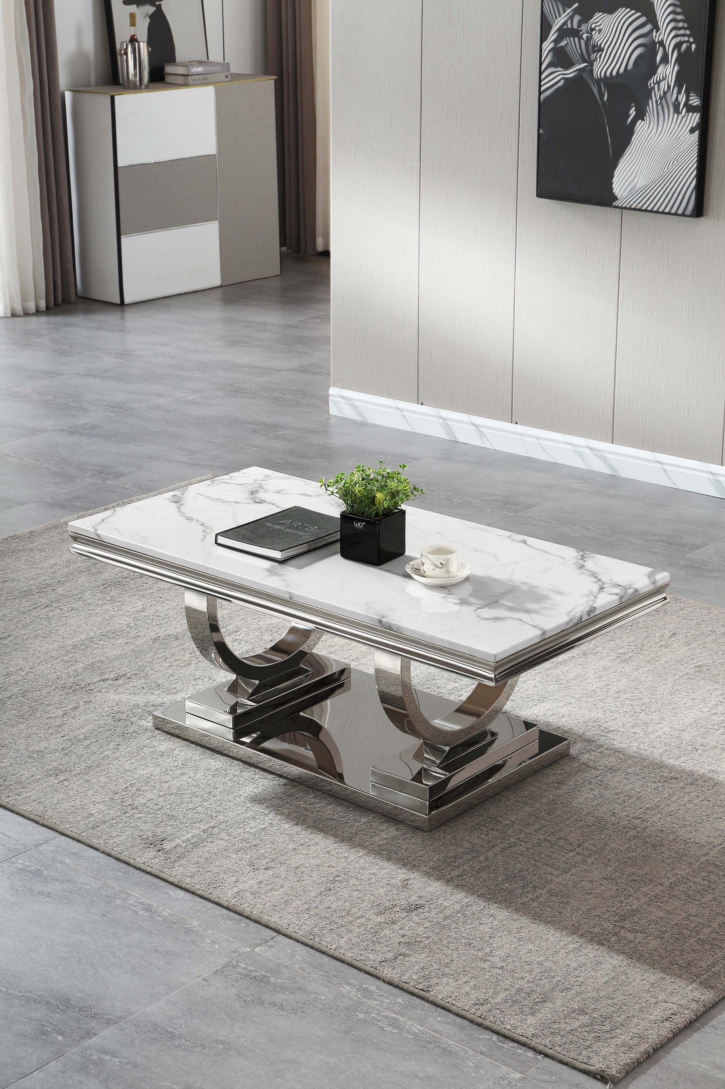 CT316 Modern Marble Coffee Table