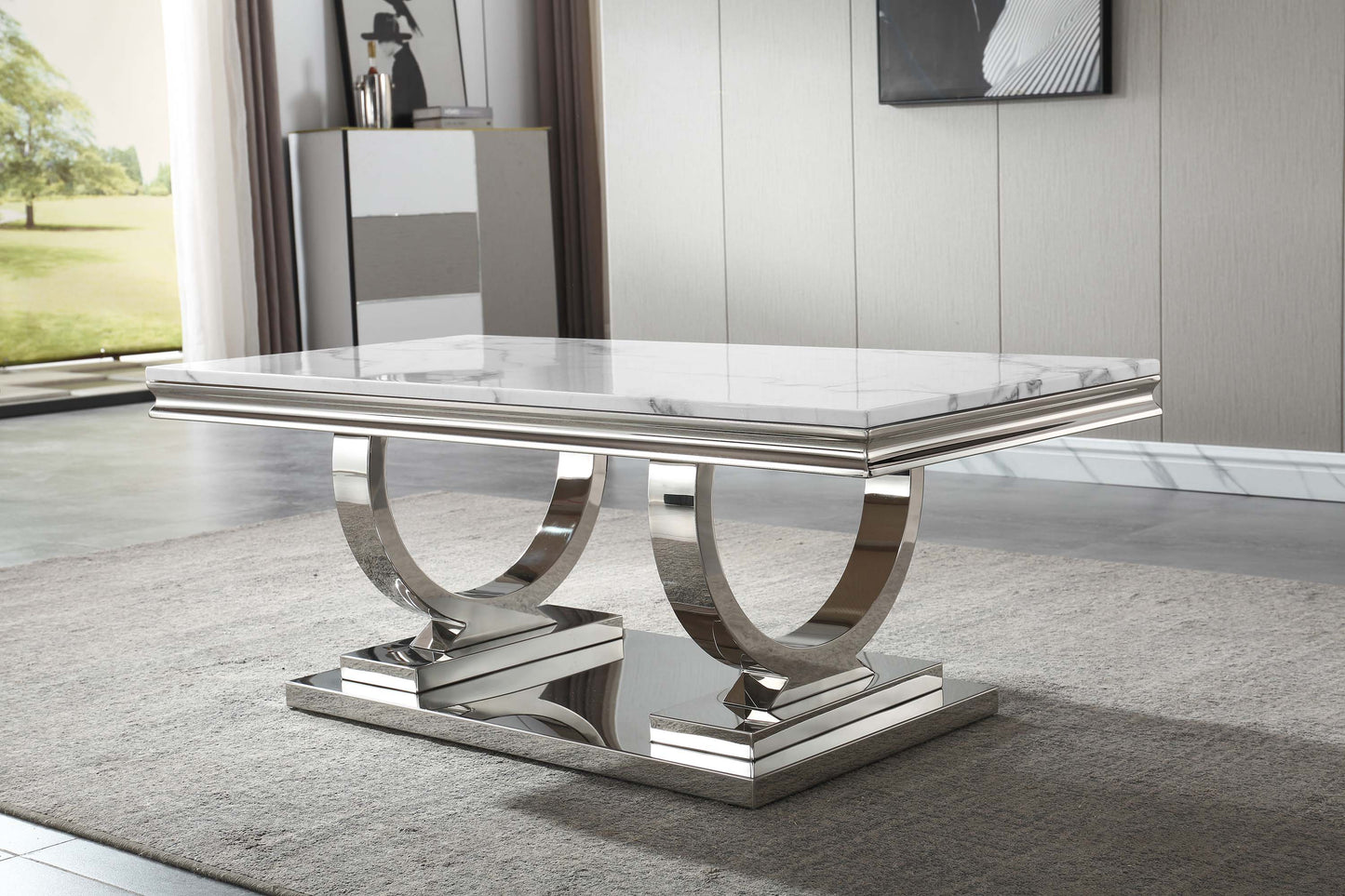 CT316 Modern Marble Coffee Table