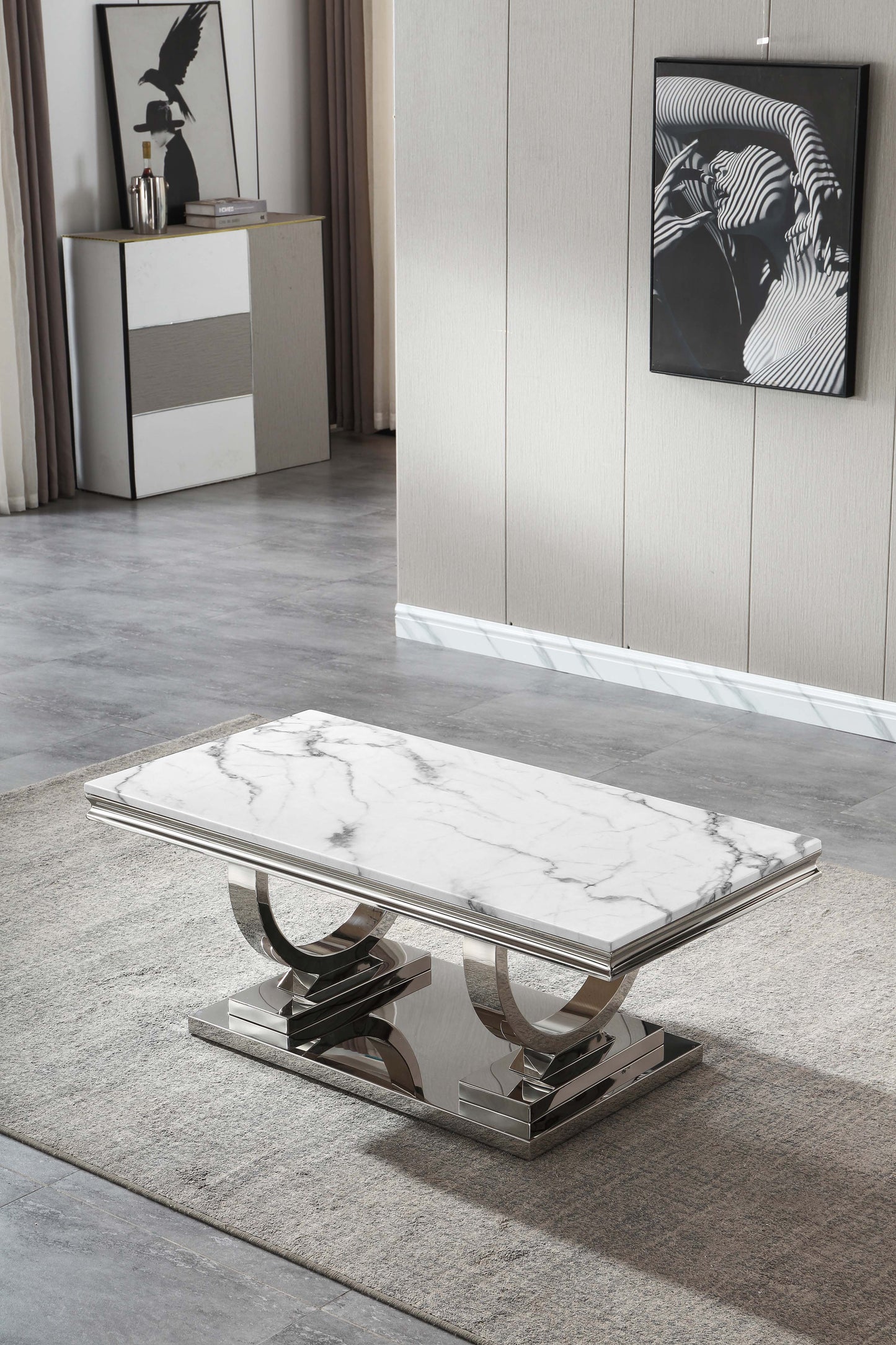 CT316 Modern Marble Coffee Table