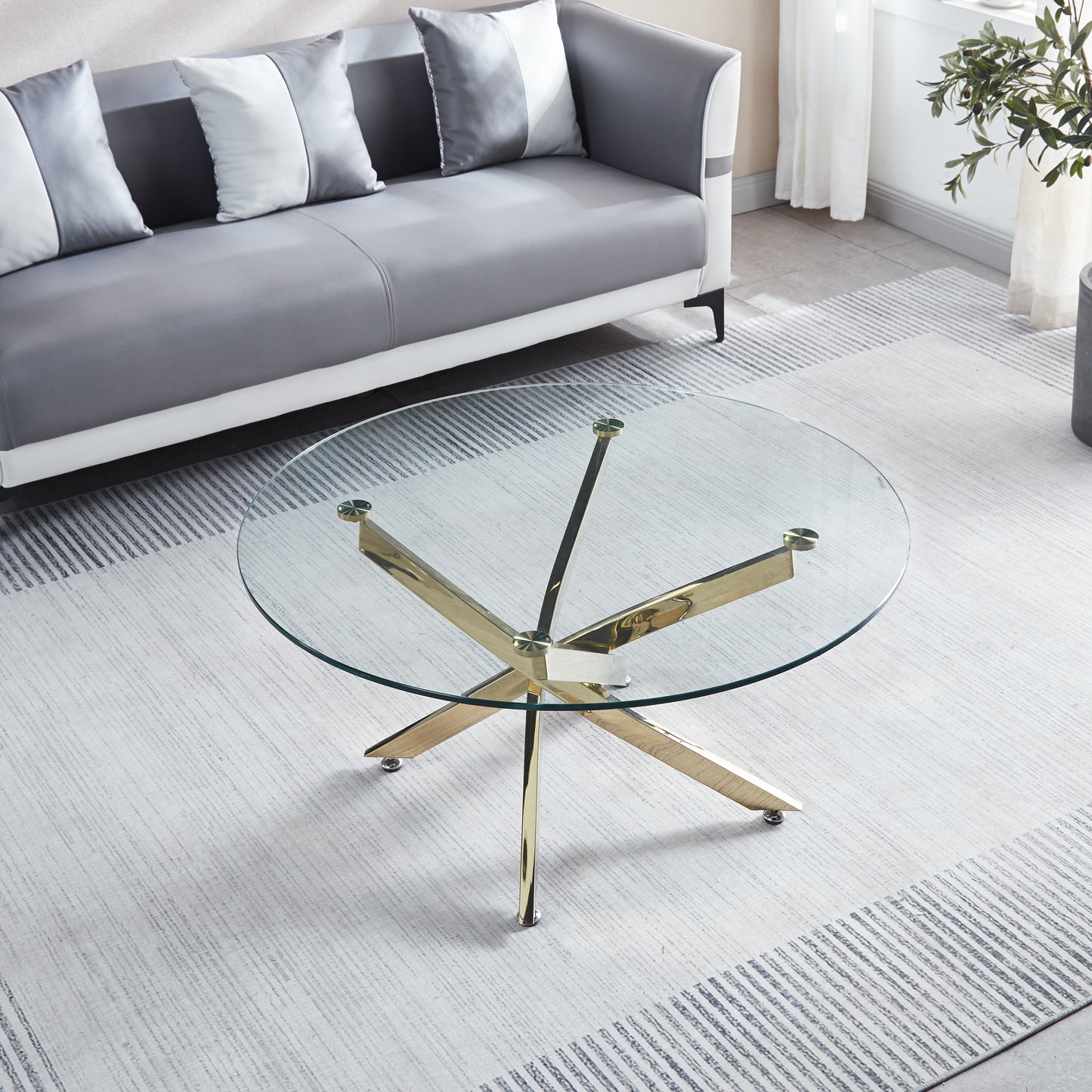 CT616 Modern Round Coffee Table