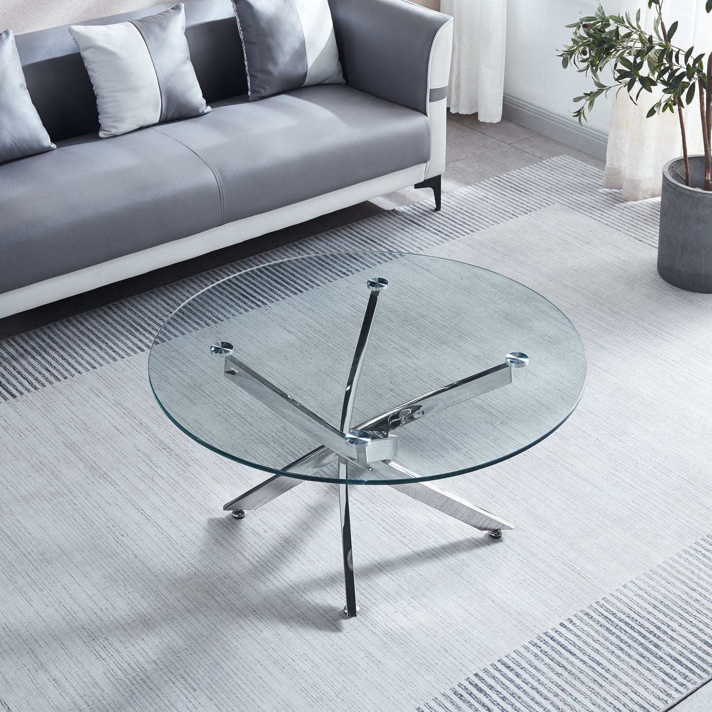 CT616 Modern Round Coffee Table