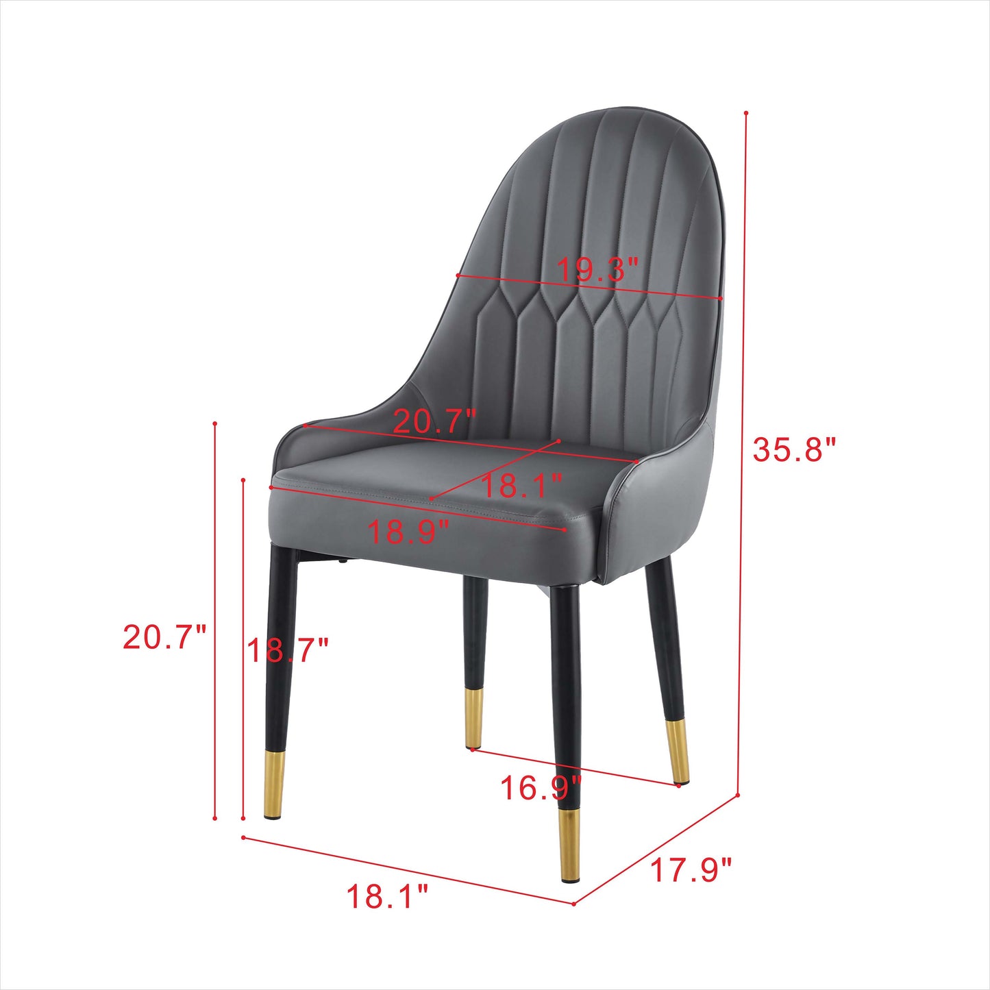 DC80 Modern Dining Chair Set of 2