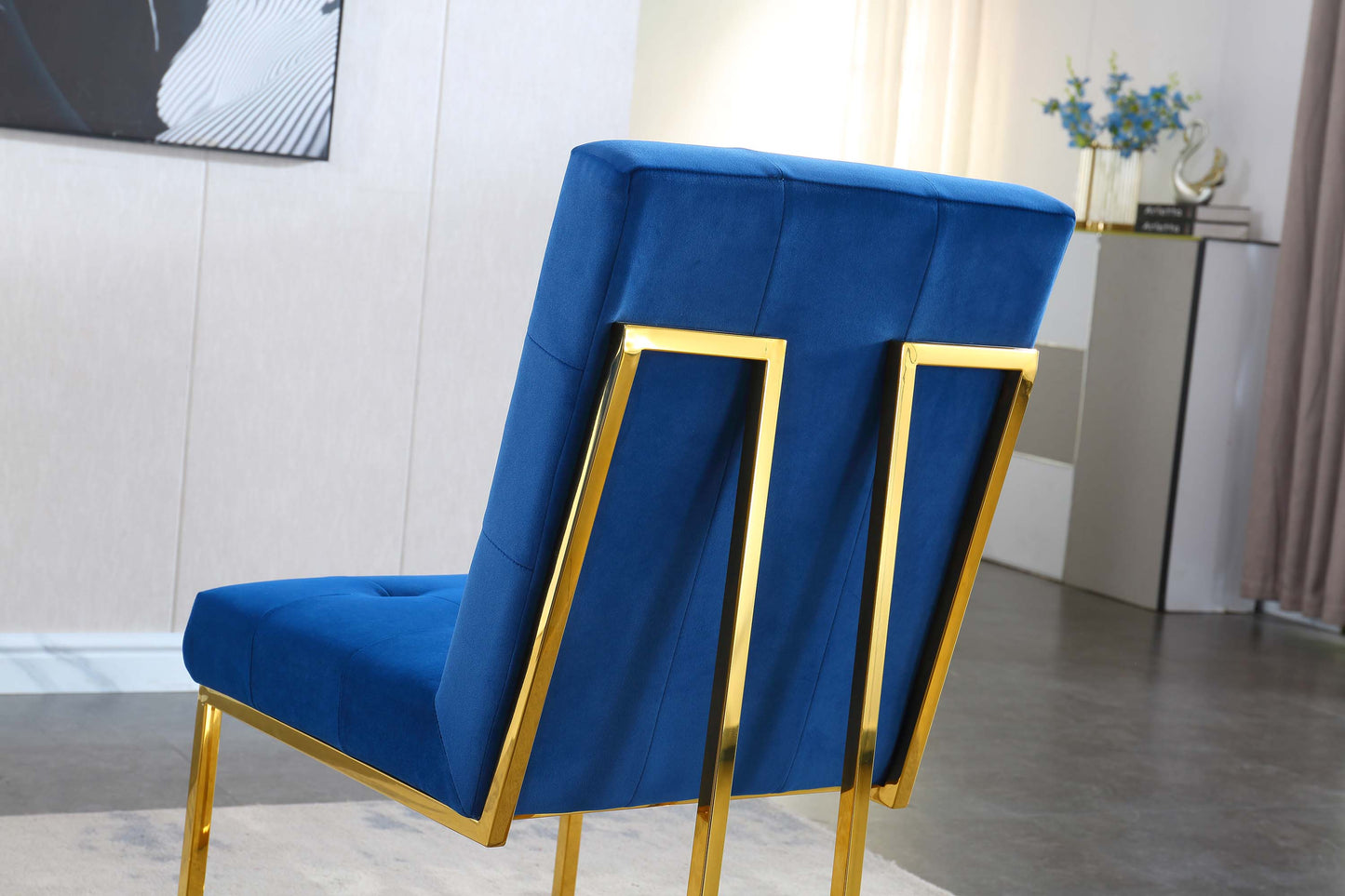 DCK69 Elegant Velvet Dining Chair Set of 2