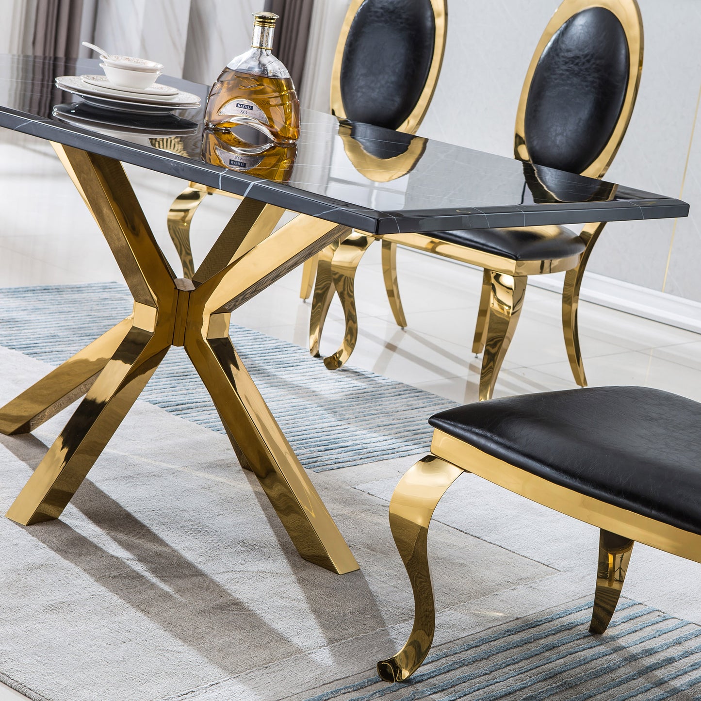 DT201 Luxurious Rectangular Dining Table