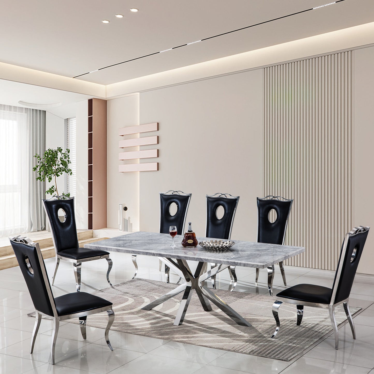 DT201 Luxurious Rectangular Dining Table