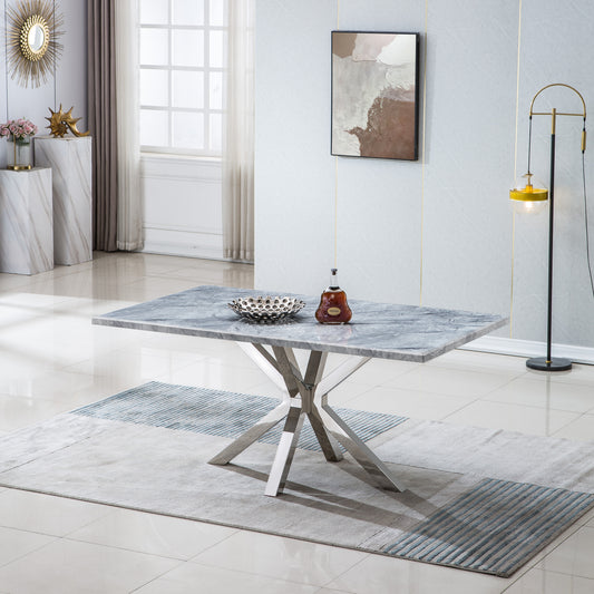 DT202 Elegant Rectangular Dining Table