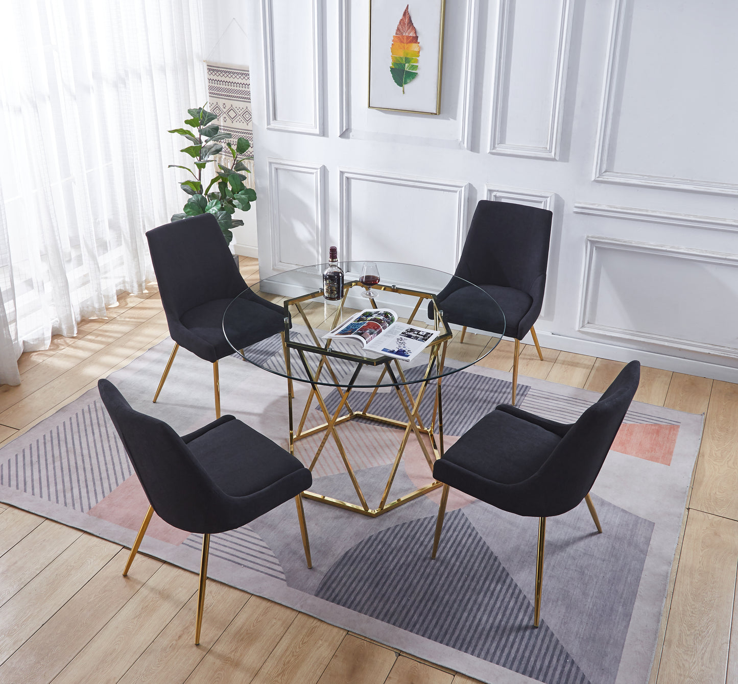 DT302 Elegant Round Dining Table