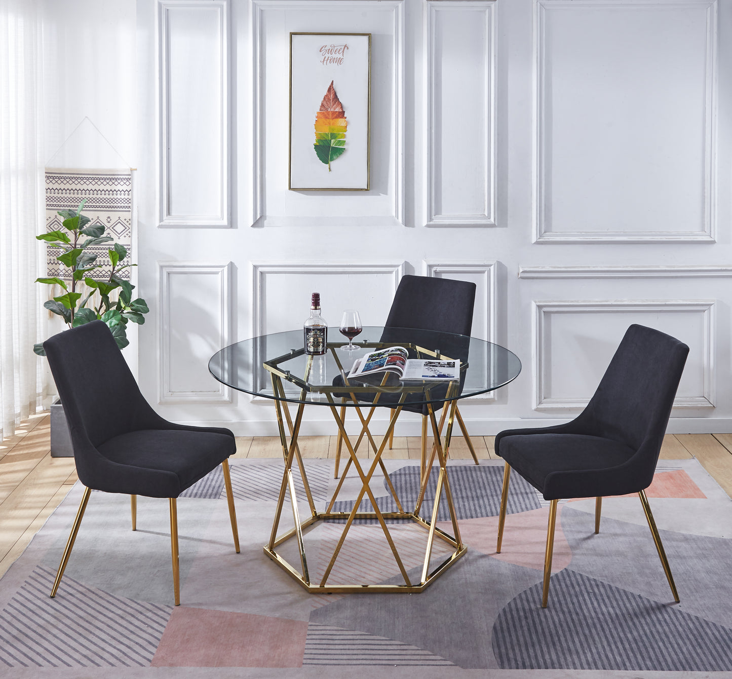 DT302 Elegant Round Dining Table