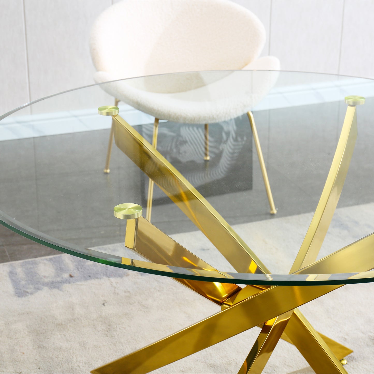 DT615 Elegant Round Dining Table