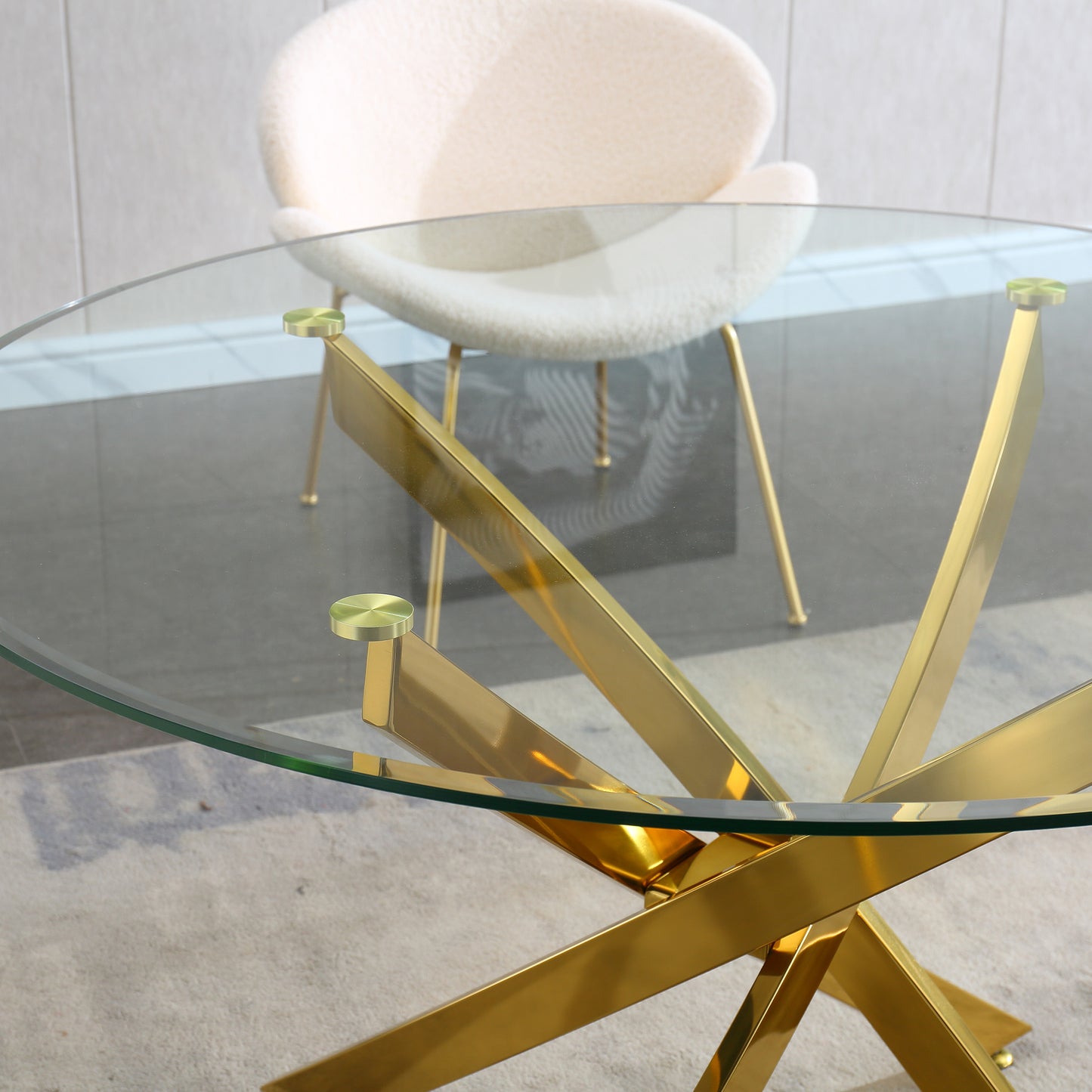 DT615 Elegant Round Dining Table